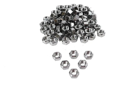 V-Twin Chrome Hex Nuts with 7/16 inch-20 Fine Threads (Part #37-8117T) by V-Twin