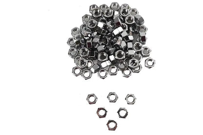 V-Twin Chrome Hex Nuts with 7/16 inch-20 Fine Threads (Part #37-8117T) by V-Twin