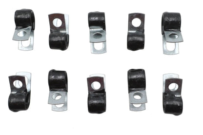 Volt Tech Vinyl Coated 1/4 Inch Cable Clamp - Part Number NES6-14, Pack of 50 by Volt Tech