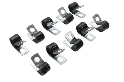 Volt Tech Vinyl Coated 1/4 Inch Cable Clamp - Part Number NES6-14, Pack of 50 by Volt Tech