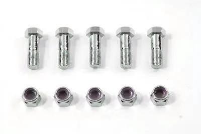 V-Twin Chrome Sprocket Bolt Set for Harley Davidson FX (1973-1982) by V-Twin
