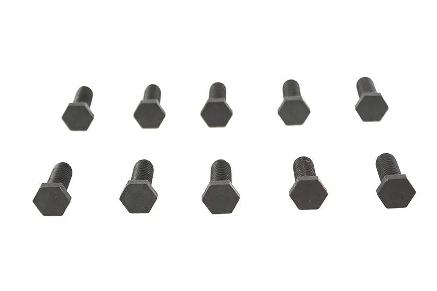 Gary Bang Thin 3/8 inch-16 x 1 inch Hex Head Bolt Black - Durable Fastener for Harley Davidson Models by Gary Bang