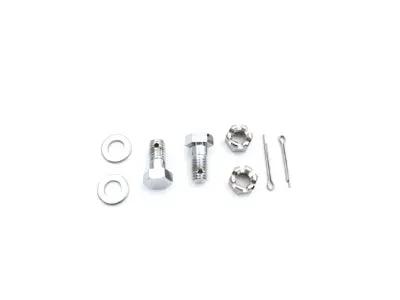 V-Twin Chrome Caliper Support Bar Bolt Set for Harley Davidson FL and FX Models - Part 71040 by V-Twin