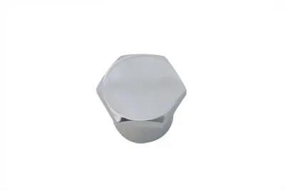 V-Twin FXR Chrome Flat Top Stem Nut for Harley Davidson FX and FXR Models by V-Twin
