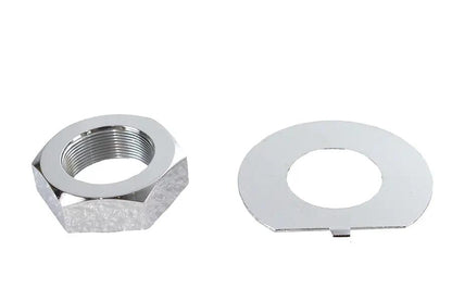 V-Twin Fork Stem Chrome Nut and Lock Washer Kit for Harley Davidson FL Models by V-Twin