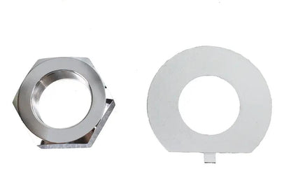 V-Twin Fork Stem Chrome Nut and Lock Washer Kit for Harley Davidson FL Models by V-Twin