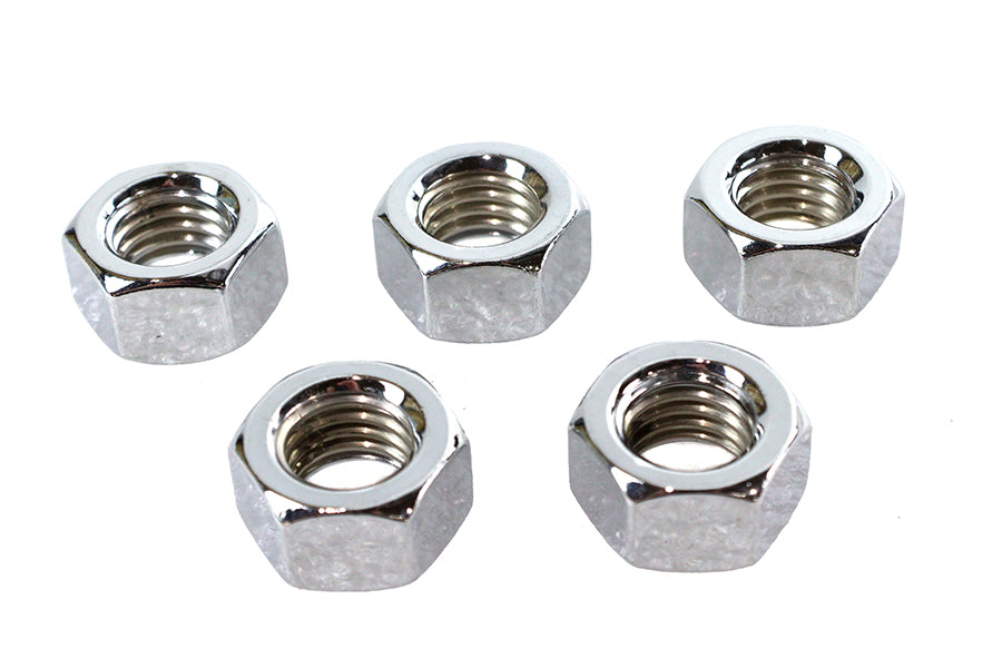 Colony Chrome Hex Nut 5/8 inch-11 Thread - Durable Fastener for Industrial and Mechanical Applications