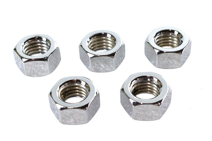 Colony Chrome Hex Nut 5/8 inch-11 Thread - Durable Fastener for Industrial and Mechanical Applications