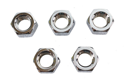 Colony Chrome Hex Nut 5/8 inch-11 Thread - Durable Fastener for Industrial and Mechanical Applications