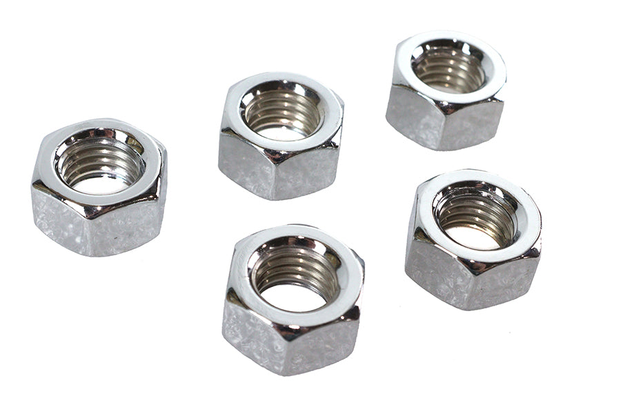 Colony Chrome Hex Nut 5/8 inch-11 Thread - Durable Fastener for Industrial and Mechanical Applications