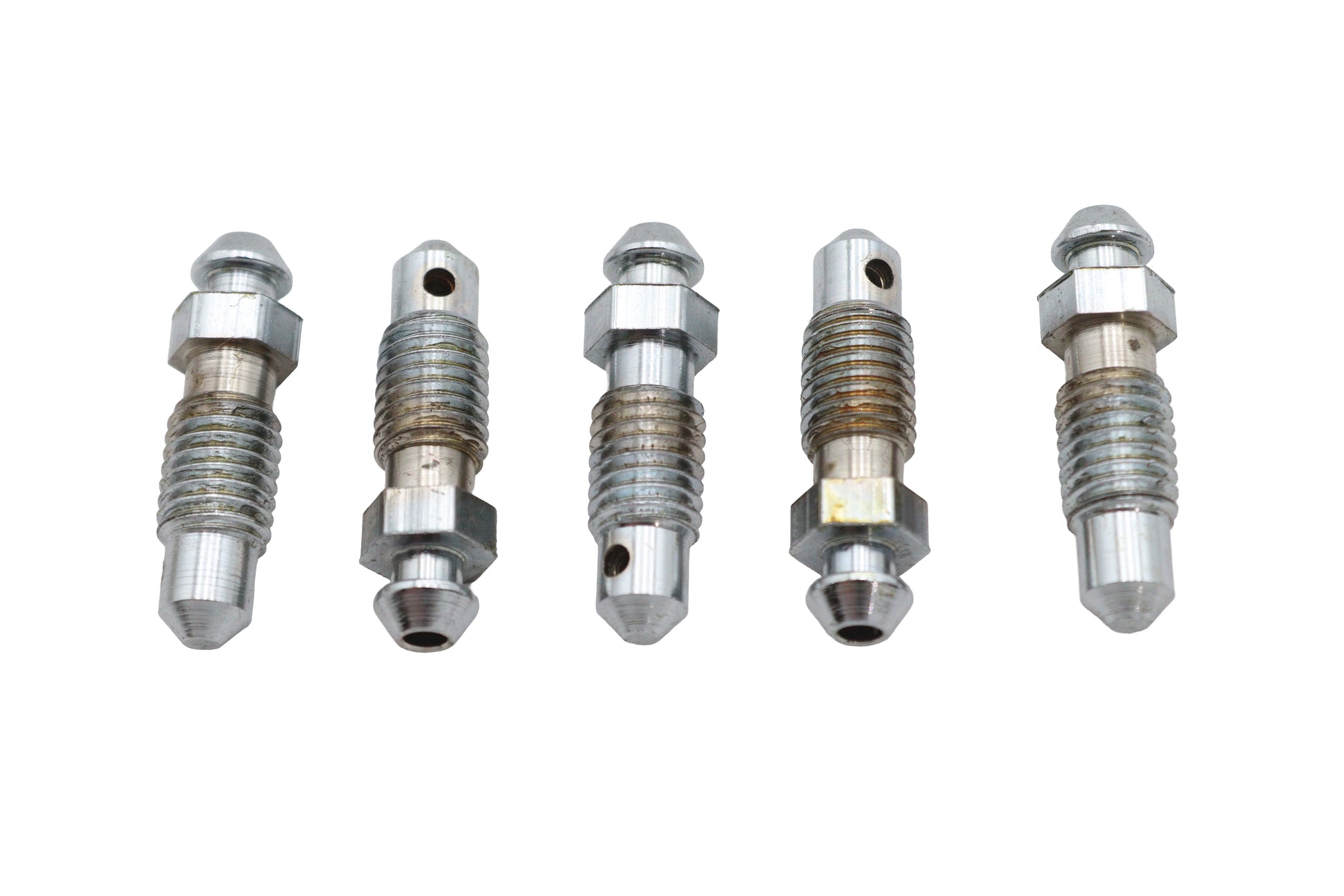 V-Twin Chrome Caliper Bleeder Screw Part 7010C - 1/4 inch-28 Thread
