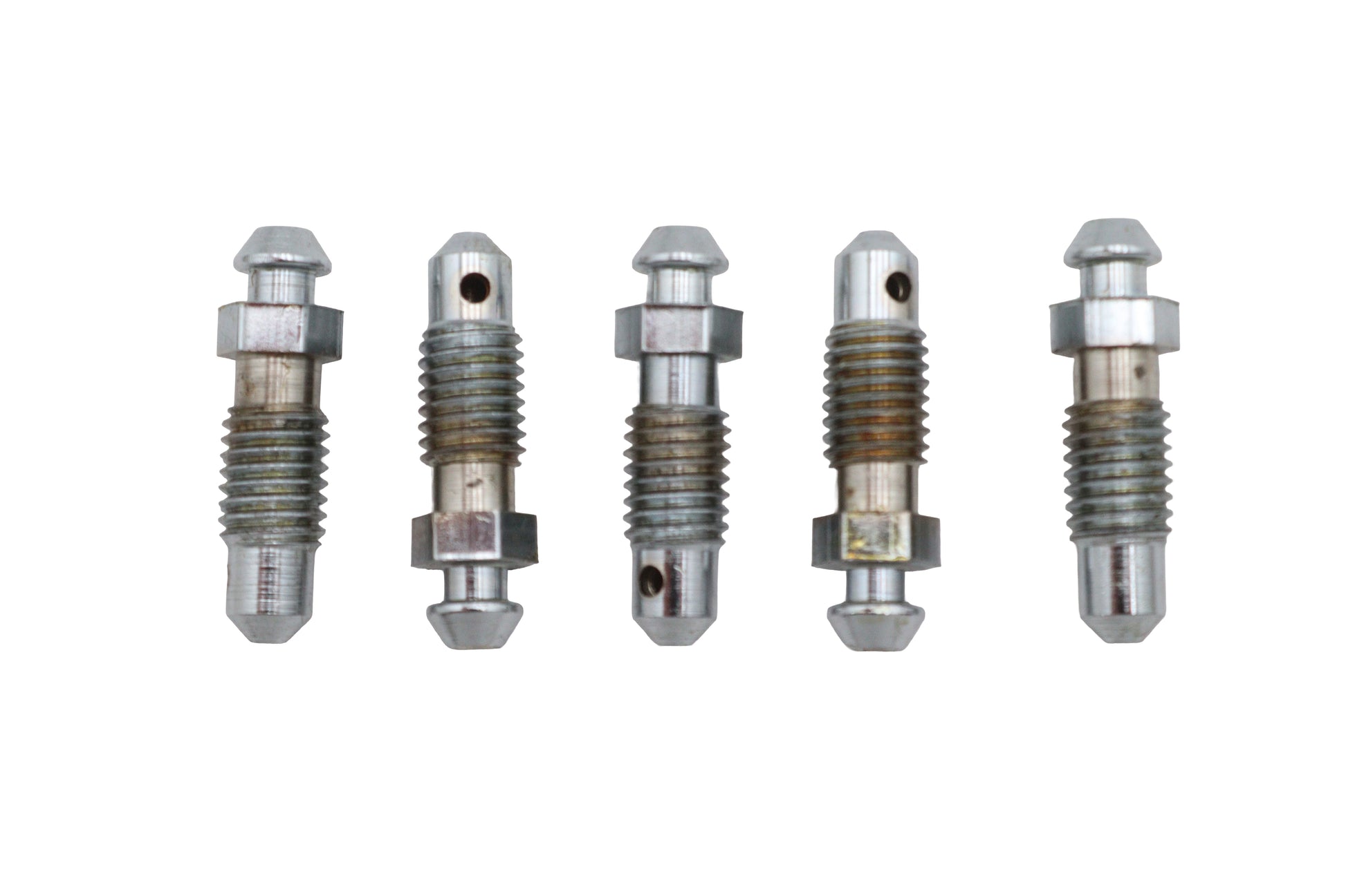 V-Twin Chrome Caliper Bleeder Screw Part 7010C - 1/4 inch-28 Thread