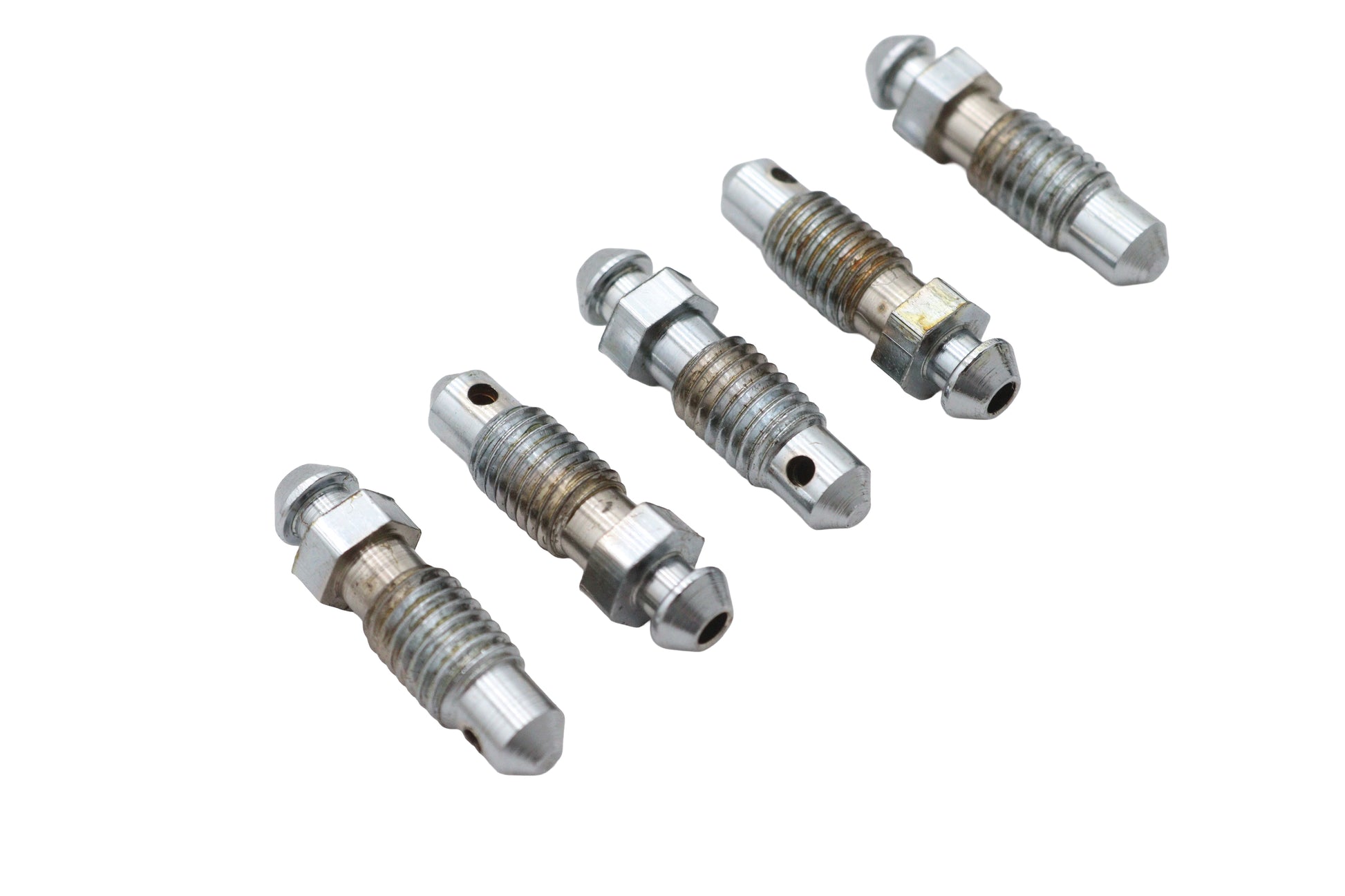 V-Twin Chrome Caliper Bleeder Screw Part 7010C - 1/4 inch-28 Thread