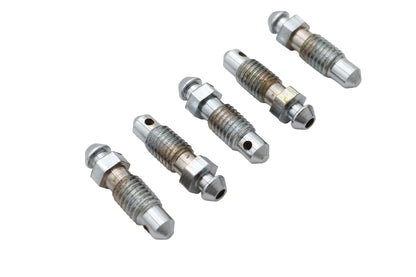 V-Twin Chrome Caliper Bleeder Screw Part 7010C - 1/4 inch-28 Thread