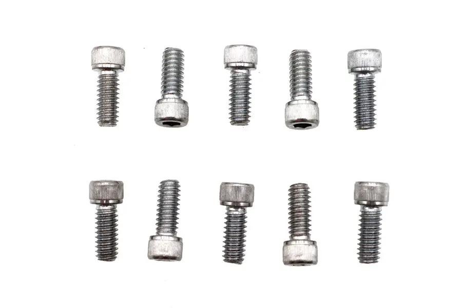 Colony SHC-952 Allen Socket Cap Bolt, 1/4 inch x 5/8 inch, Knurled Chrome Finish by Colony
