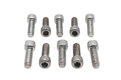 Colony SHC-953 Allen Socket Cap Bolt, 1/4 inch x 3/4 inch, Knurled Chrome Finish by Colony
