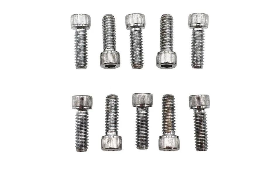 Colony SHC-953 Allen Socket Cap Bolt, 1/4 inch x 3/4 inch, Knurled Chrome Finish by Colony