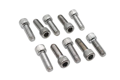Colony SHC-953 Allen Socket Cap Bolt, 1/4 inch x 3/4 inch, Knurled Chrome Finish by Colony