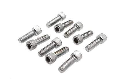 Colony SHC-953 Allen Socket Cap Bolt, 1/4 inch x 3/4 inch, Knurled Chrome Finish by Colony