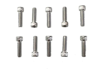 Colony SHC-954 Allen Socket Cap Bolt, 1/4 inch x 7/8 inch, Knurled Chrome Finish by Colony