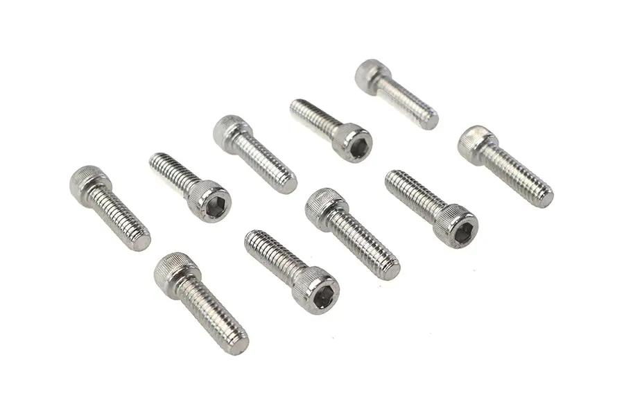 Colony SHC-954 Allen Socket Cap Bolt, 1/4 inch x 7/8 inch, Knurled Chrome Finish by Colony