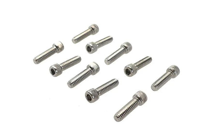 Colony SHC-954 Allen Socket Cap Bolt, 1/4 inch x 7/8 inch, Knurled Chrome Finish by Colony