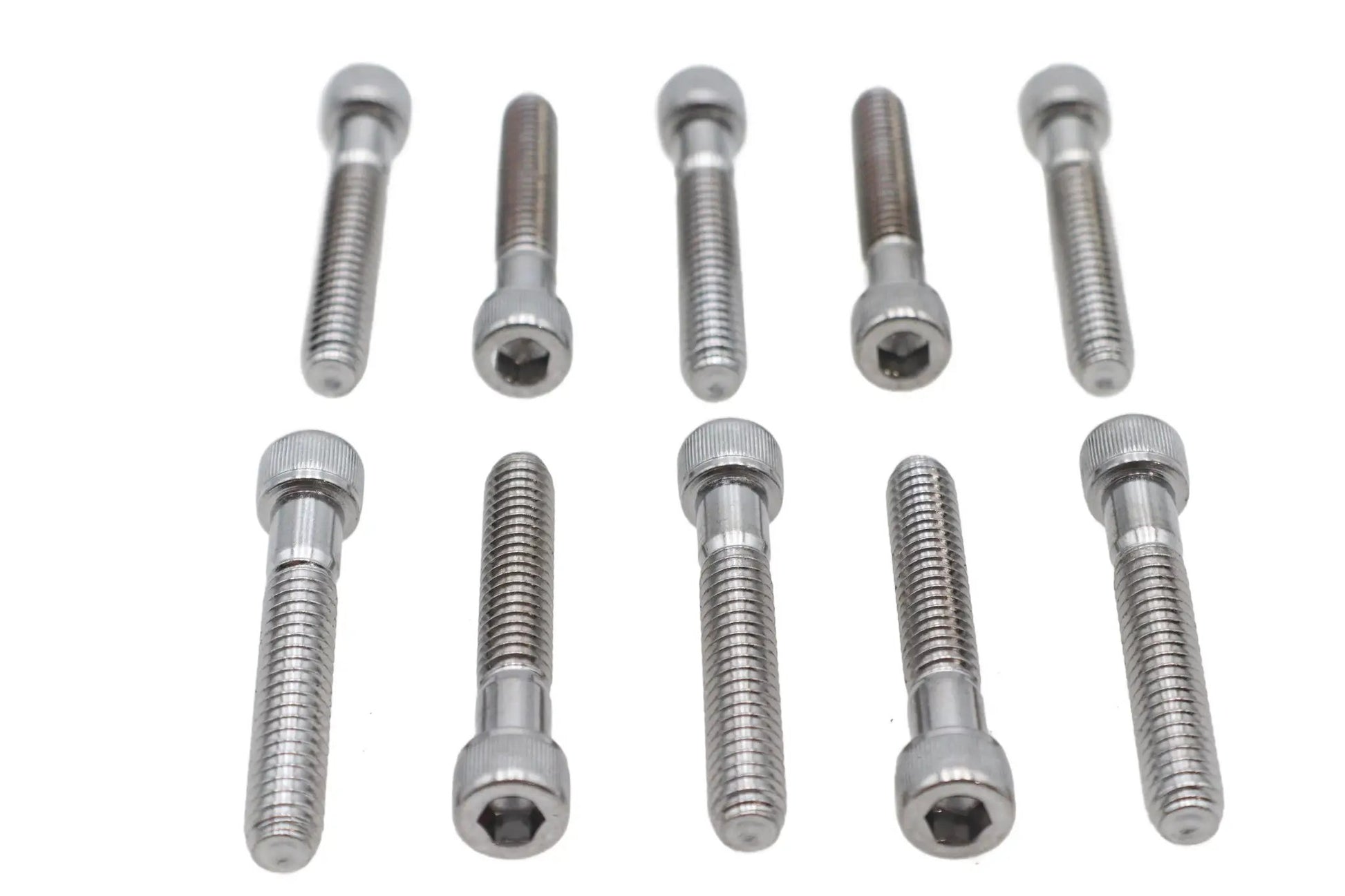 Colony SHC-958 Allen Socket Cap Bolt, 1/4 inch x 1-1/2 inch, Knurled Chrome Finish by Colony