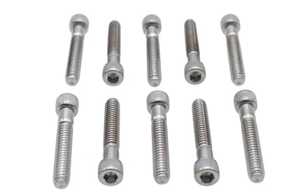 Colony SHC-958 Allen Socket Cap Bolt, 1/4 inch x 1-1/2 inch, Knurled Chrome Finish by Colony