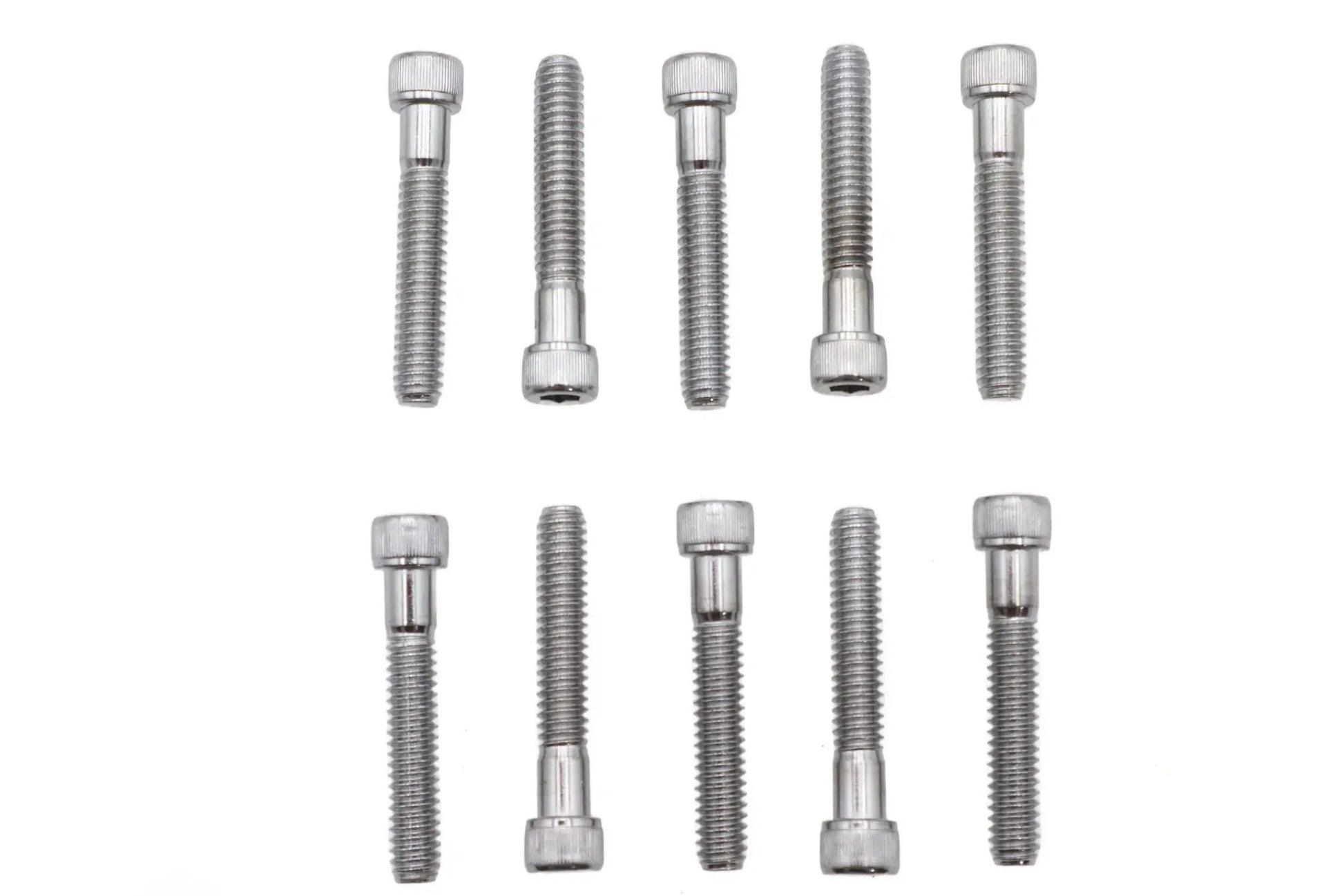 Colony SHC-958 Allen Socket Cap Bolt, 1/4 inch x 1-1/2 inch, Knurled Chrome Finish by Colony