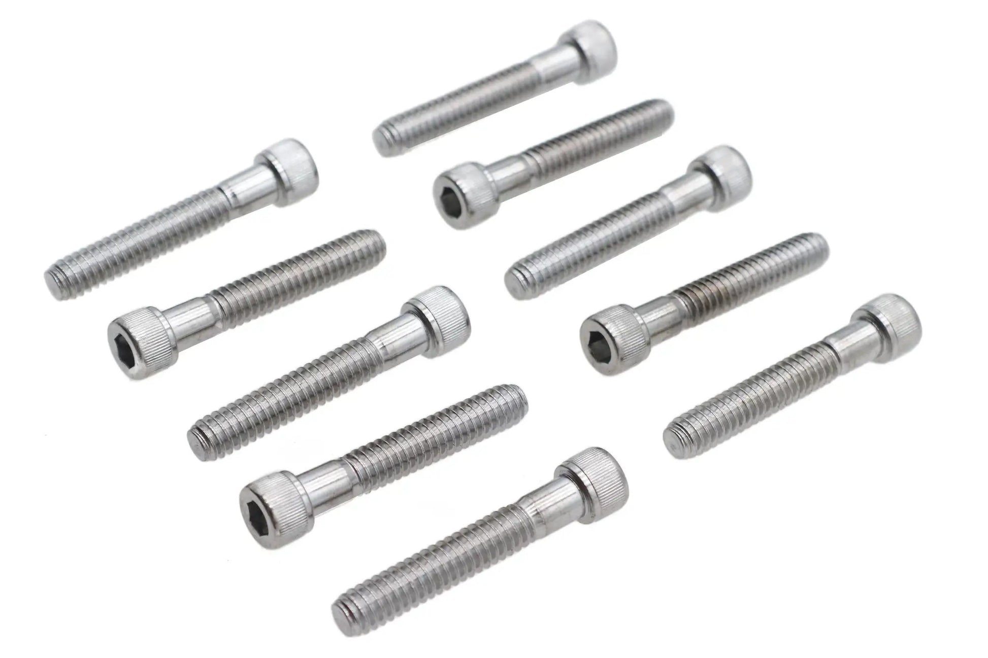 Colony SHC-958 Allen Socket Cap Bolt, 1/4 inch x 1-1/2 inch, Knurled Chrome Finish by Colony