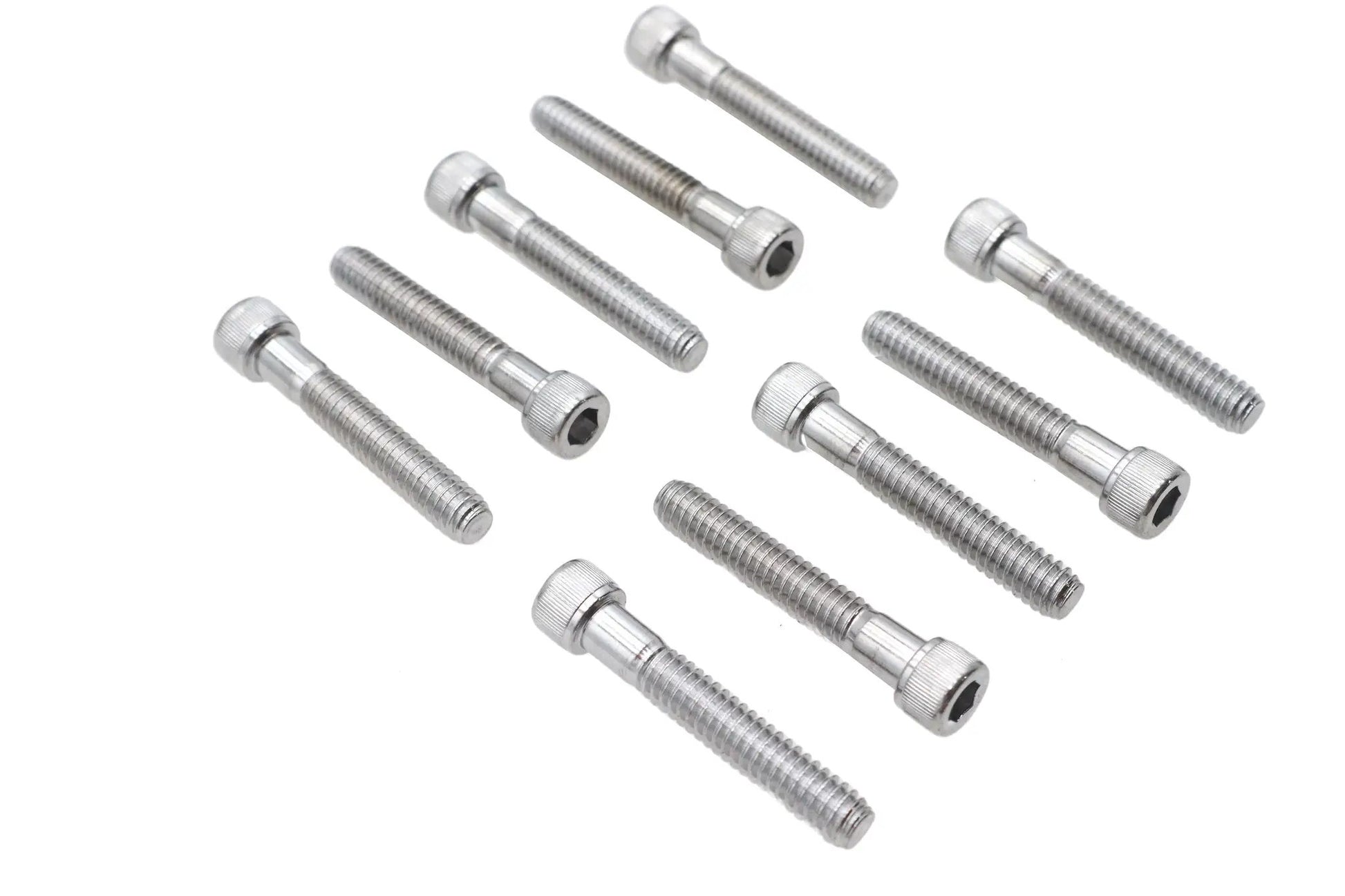 Colony SHC-958 Allen Socket Cap Bolt, 1/4 inch x 1-1/2 inch, Knurled Chrome Finish by Colony