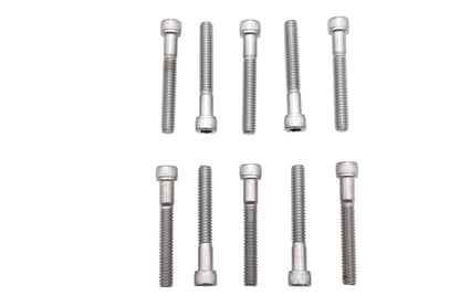Colony SHC-959 Allen Socket Cap Bolt, 1/4 inch x 1-3/4 inch, Knurled Chrome Finish