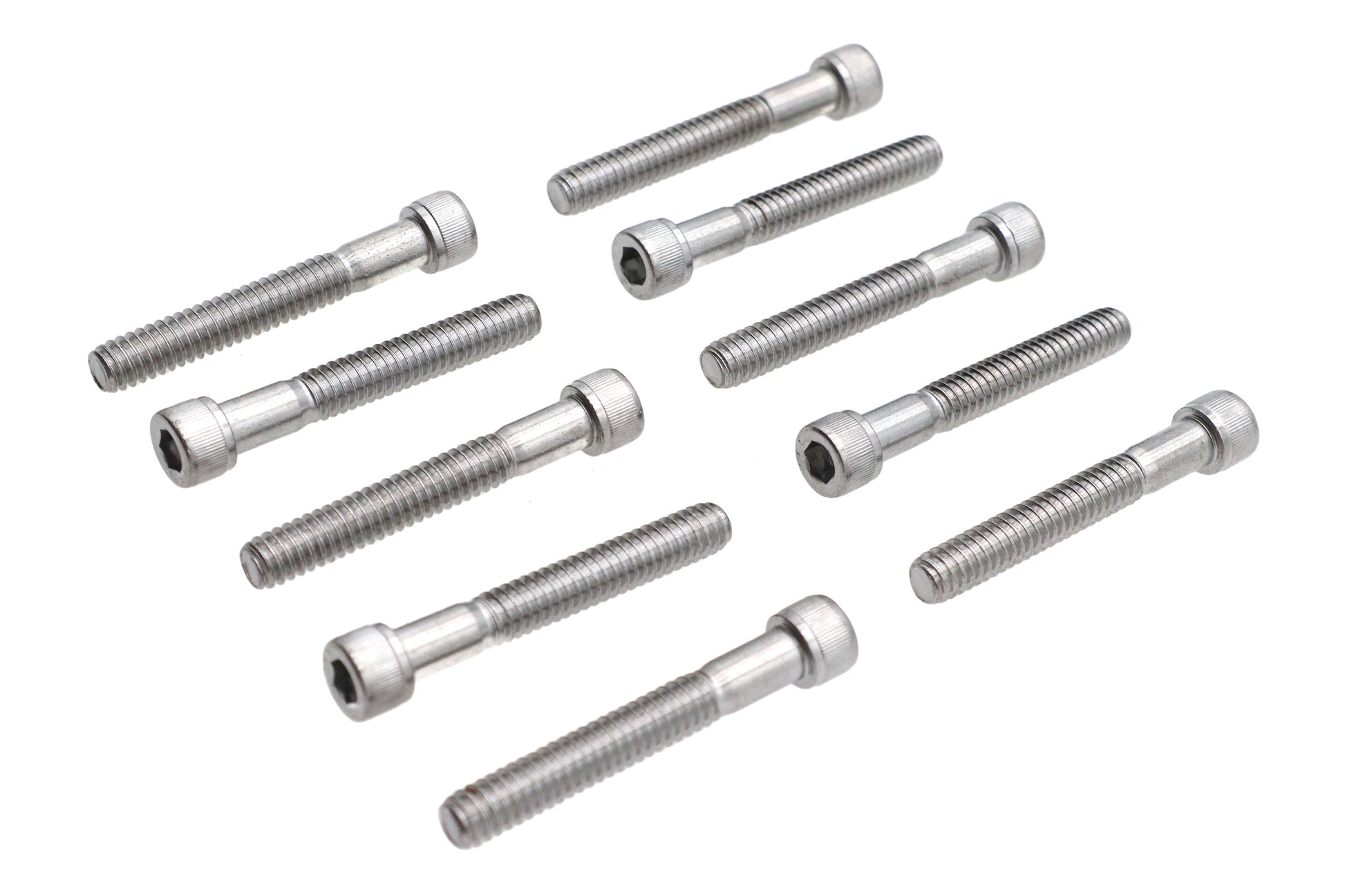 Colony SHC-959 Allen Socket Cap Bolt, 1/4 inch x 1-3/4 inch, Knurled Chrome Finish