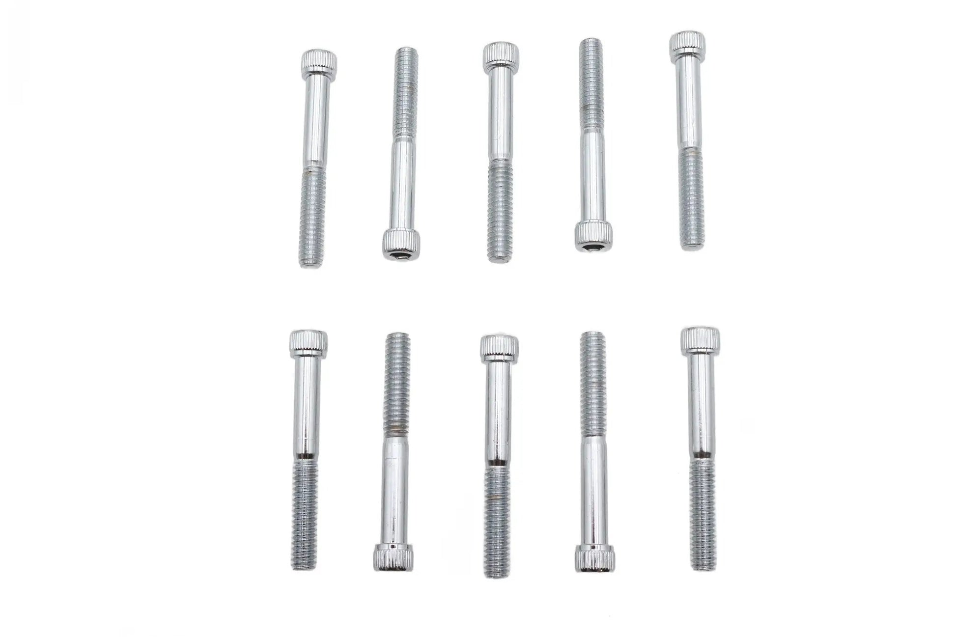 Colony SHC-960 Allen Socket Cap Bolt, 1/4 inch x 2 inch, Knurled Chrome Finish by Colony