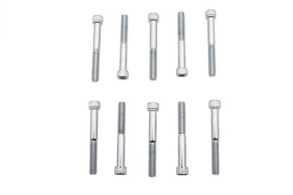 Colony SHC-960 Allen Socket Cap Bolt, 1/4 inch x 2 inch, Knurled Chrome Finish by Colony