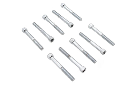 Colony SHC-960 Allen Socket Cap Bolt, 1/4 inch x 2 inch, Knurled Chrome Finish by Colony