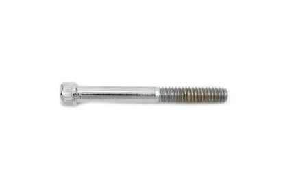 V-Twin Allen Socket Cap Bolt with Knurled Chrome Finish, 1/4 inch-20 x 2-1/4 inch by V-Twin