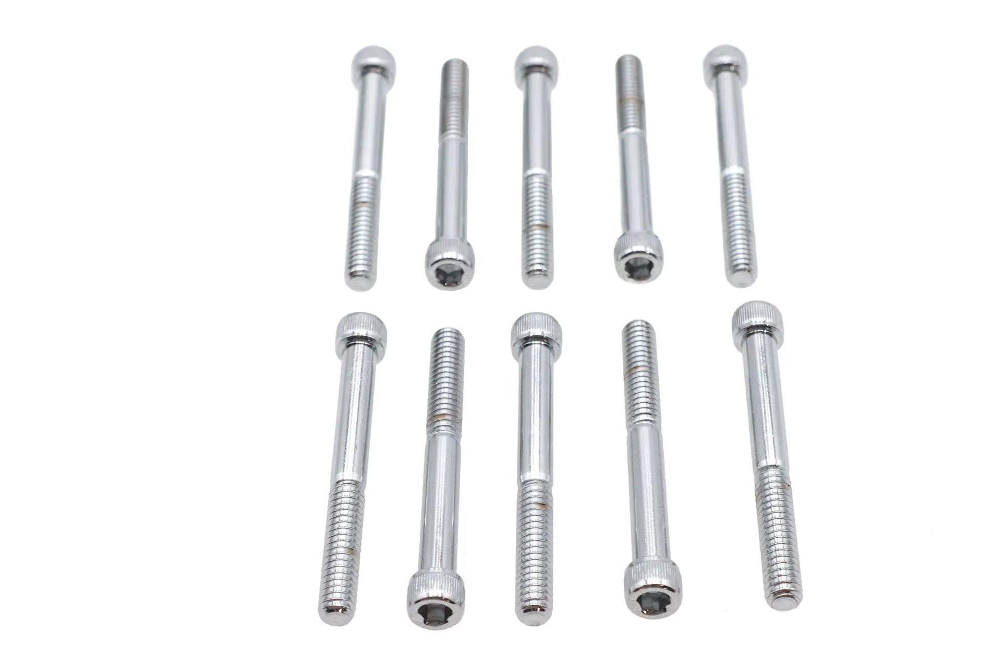 Colony SHC-961 Allen Socket Cap Bolt, 1/4 inch-20 x 2-1/4 inch, Knurled Chrome Finish by Colony