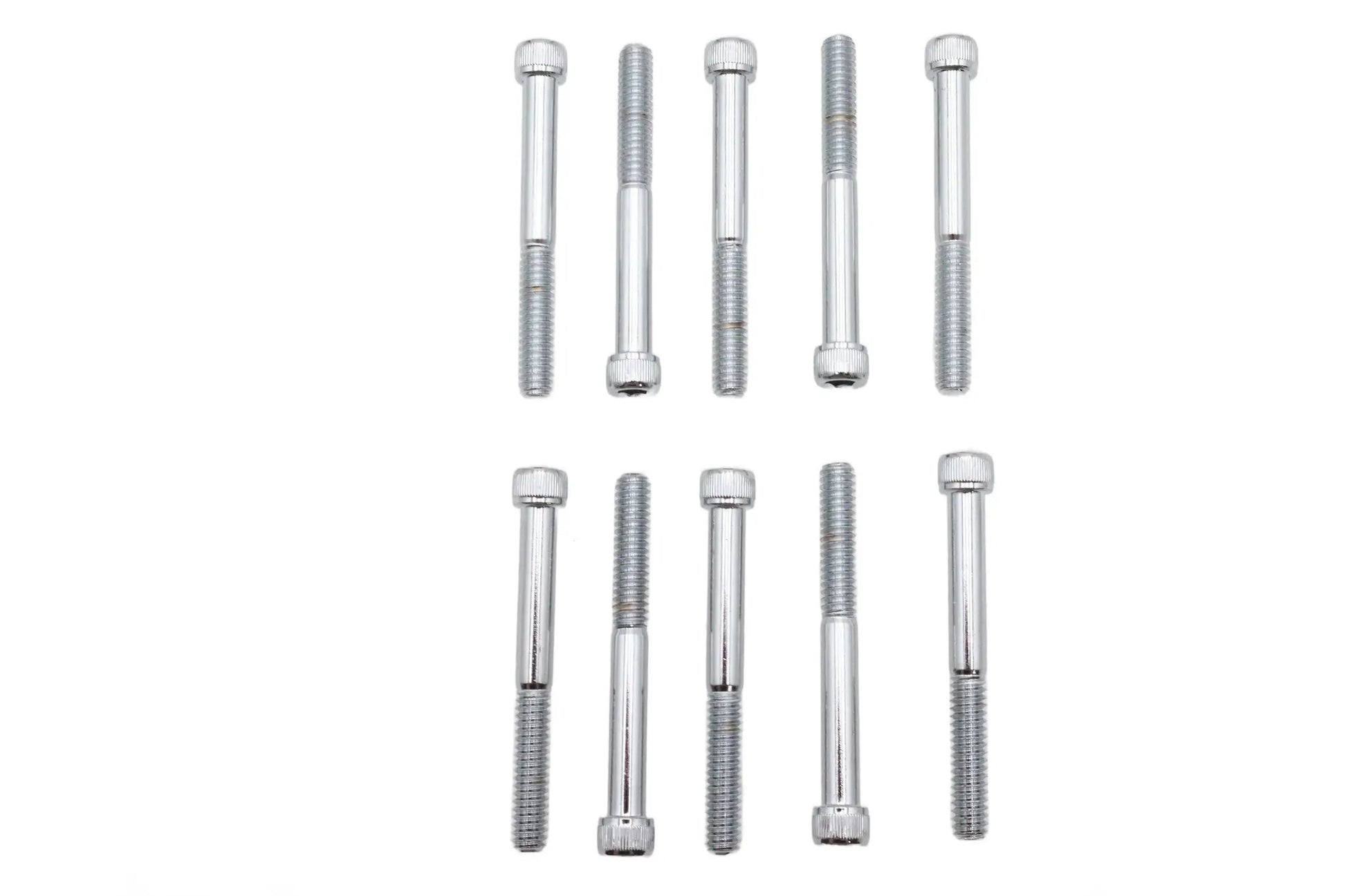 Colony SHC-961 Allen Socket Cap Bolt, 1/4 inch-20 x 2-1/4 inch, Knurled Chrome Finish by Colony