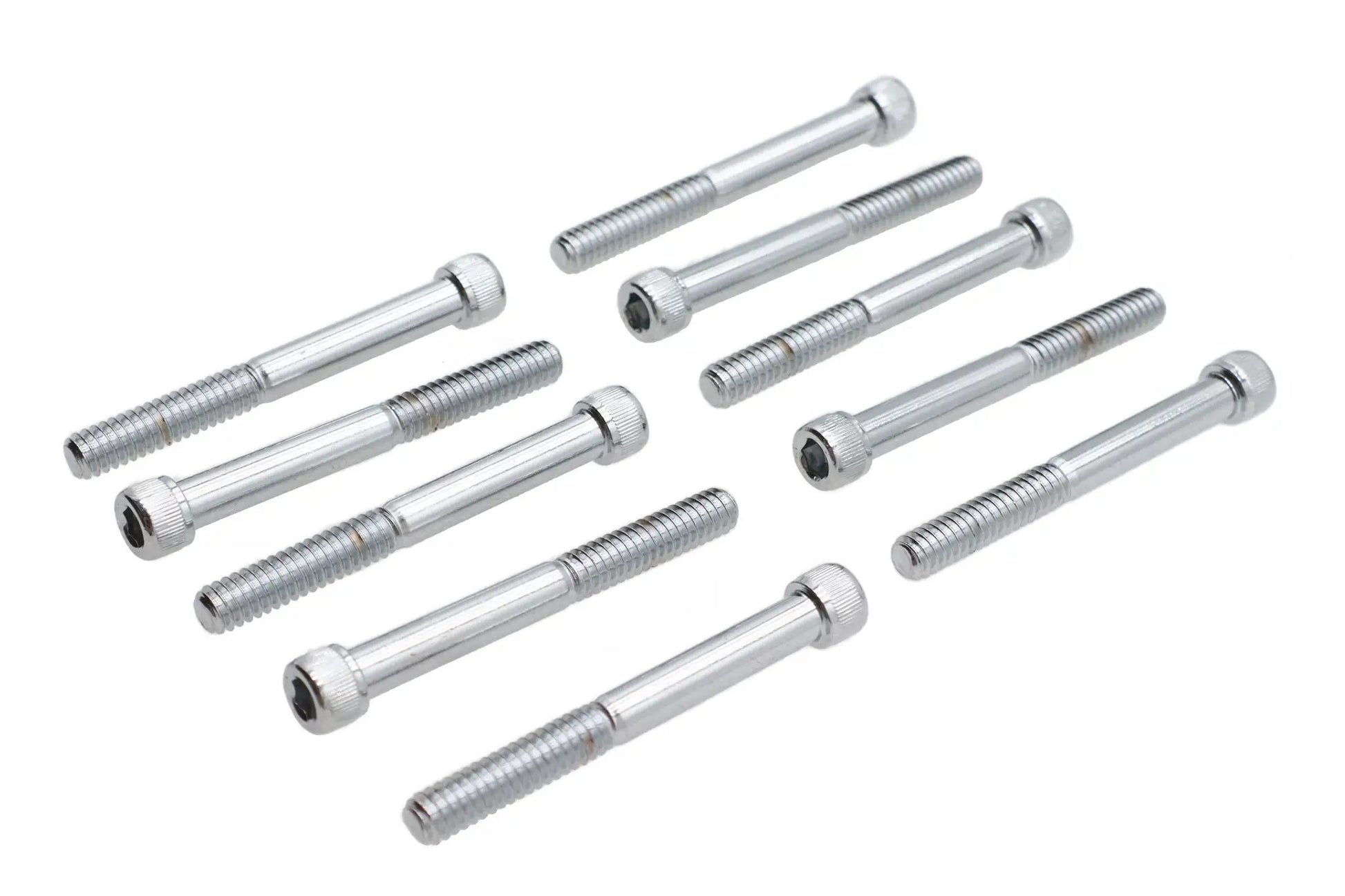 Colony SHC-961 Allen Socket Cap Bolt, 1/4 inch-20 x 2-1/4 inch, Knurled Chrome Finish by Colony