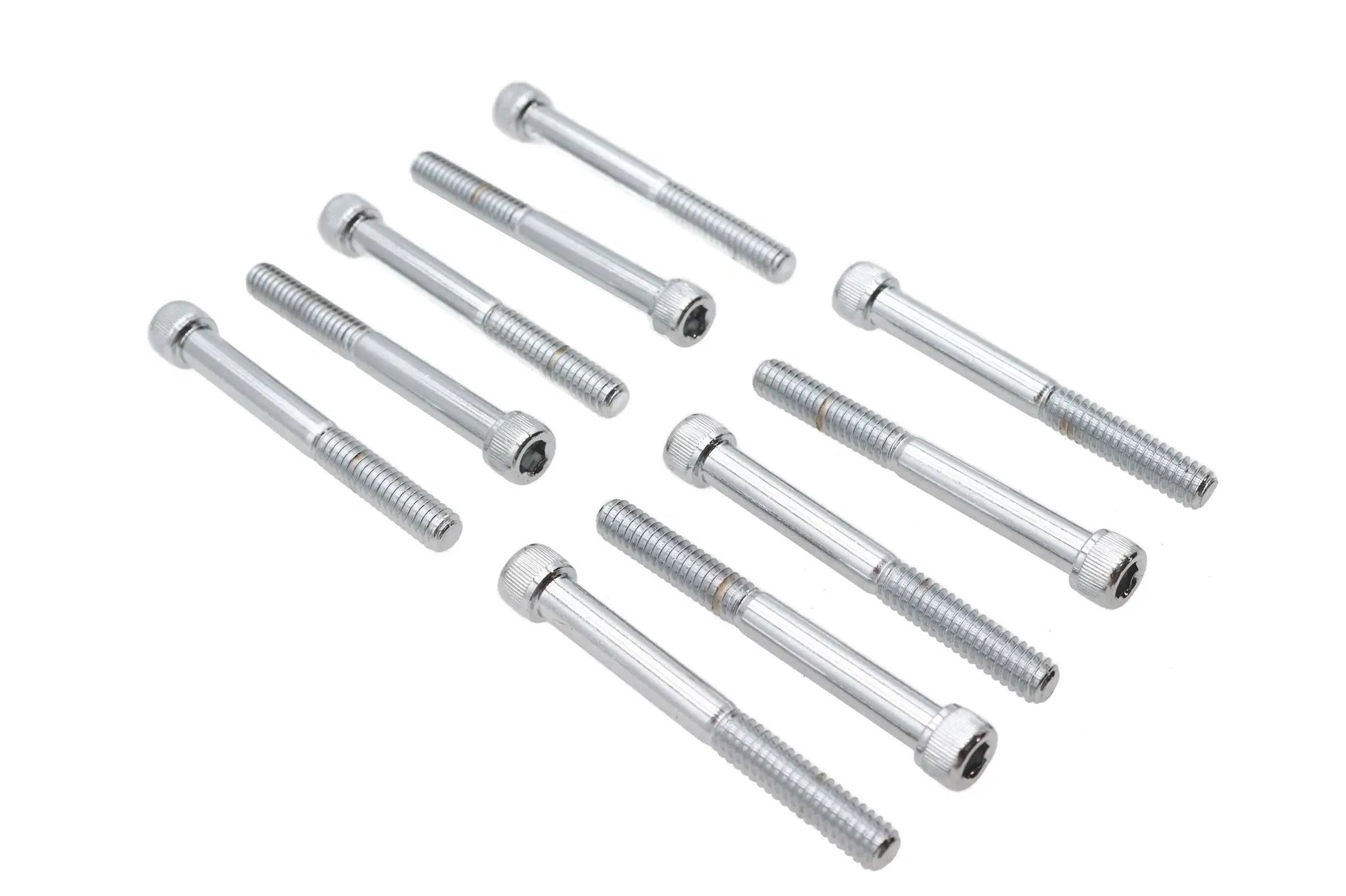 Colony SHC-961 Allen Socket Cap Bolt, 1/4 inch-20 x 2-1/4 inch, Knurled Chrome Finish by Colony