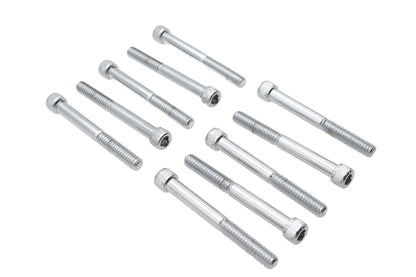 Colony SHC-961 Allen Socket Cap Bolt, 1/4 inch-20 x 2-1/4 inch, Knurled Chrome Finish by Colony