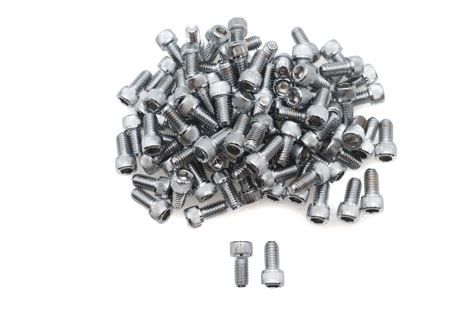 V-Twin Allen Socket Cap Bolt Knurled Chrome 5/16 inch x 5/8 inch
