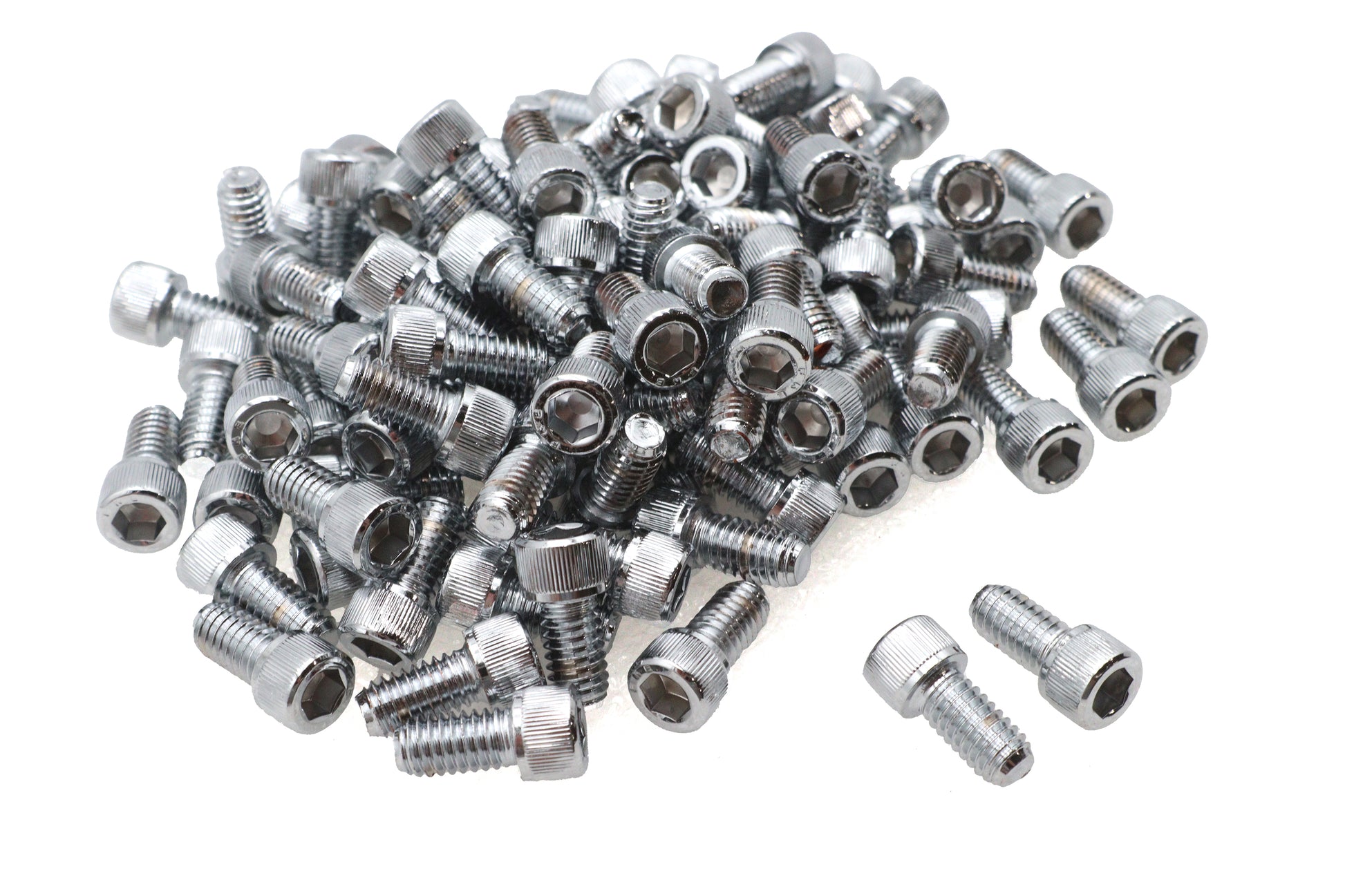 V-Twin Allen Socket Cap Bolt Knurled Chrome 5/16 inch x 5/8 inch
