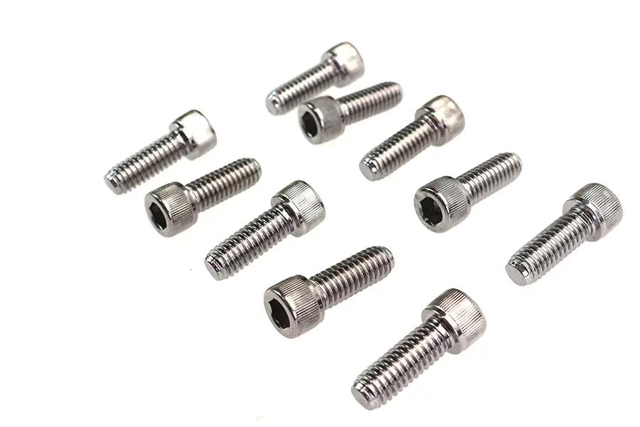 Colony SHC-968 Allen Socket Cap Bolt, 5/16 inch x 7/8 inch, Knurled Chrome Finish by Colony