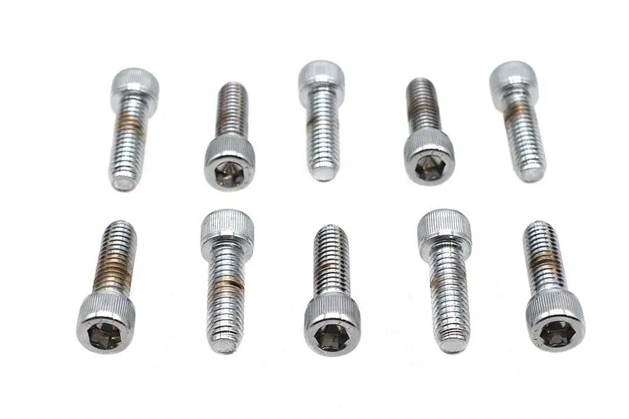 Colony SHC-969 Allen Socket Cap Bolt, 5/16 inch x 1 inch, Knurled Chrome Finish by Colony