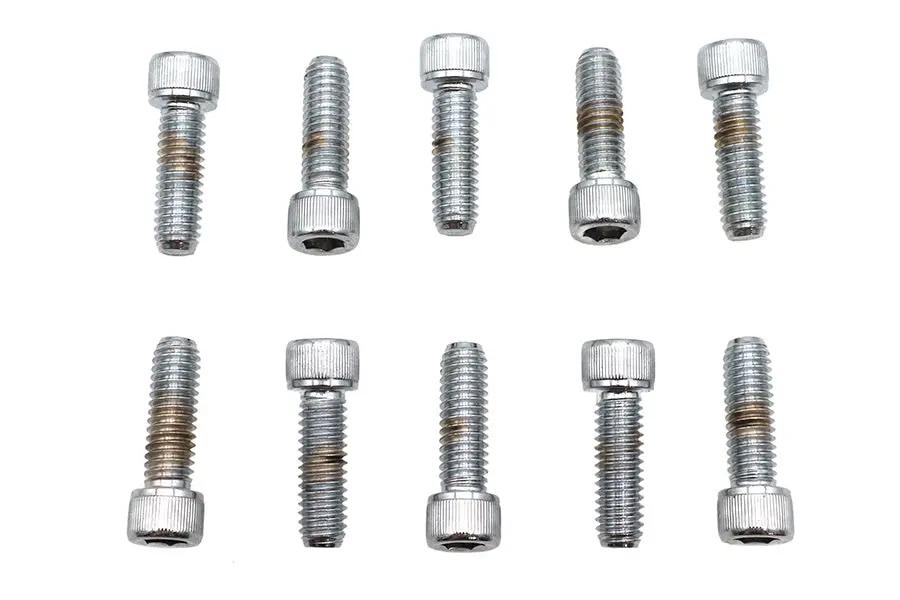 Colony SHC-969 Allen Socket Cap Bolt, 5/16 inch x 1 inch, Knurled Chrome Finish by Colony