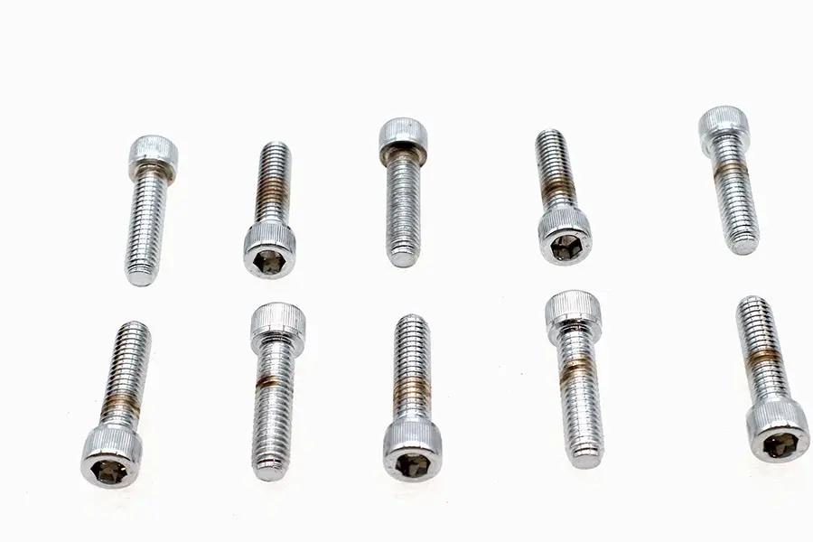Colony SHC-970 Allen Socket Cap Bolt 5/16 inch x 1-1/4 inch with Knurled Chrome Finish by Colony