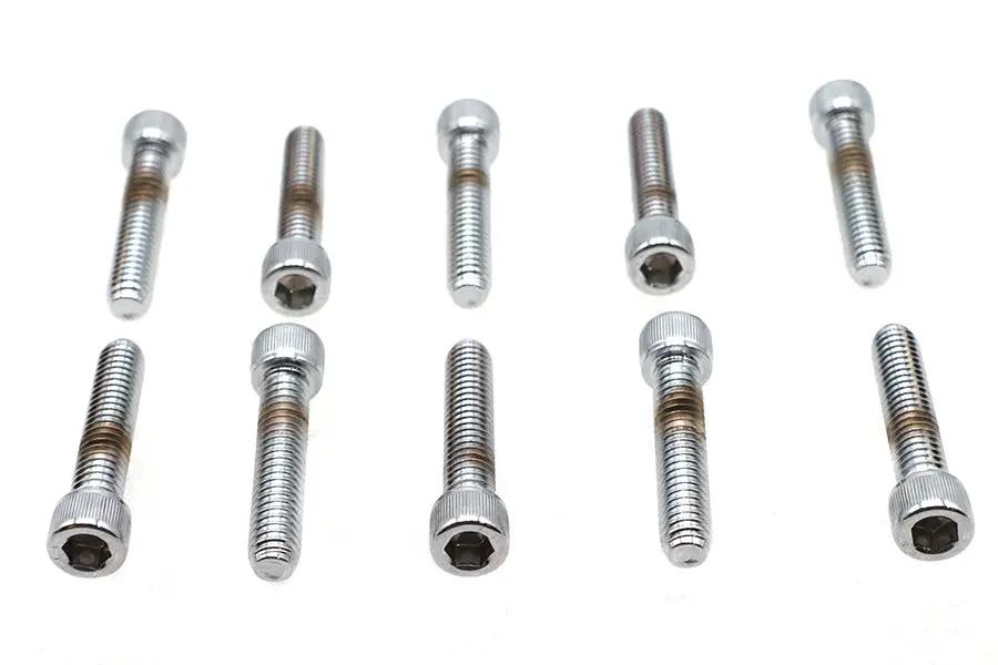 Colony SHC-971 Allen Socket Cap Bolt 5/16 inch x 1-1/2 inch with Knurled Chrome Finish by Colony