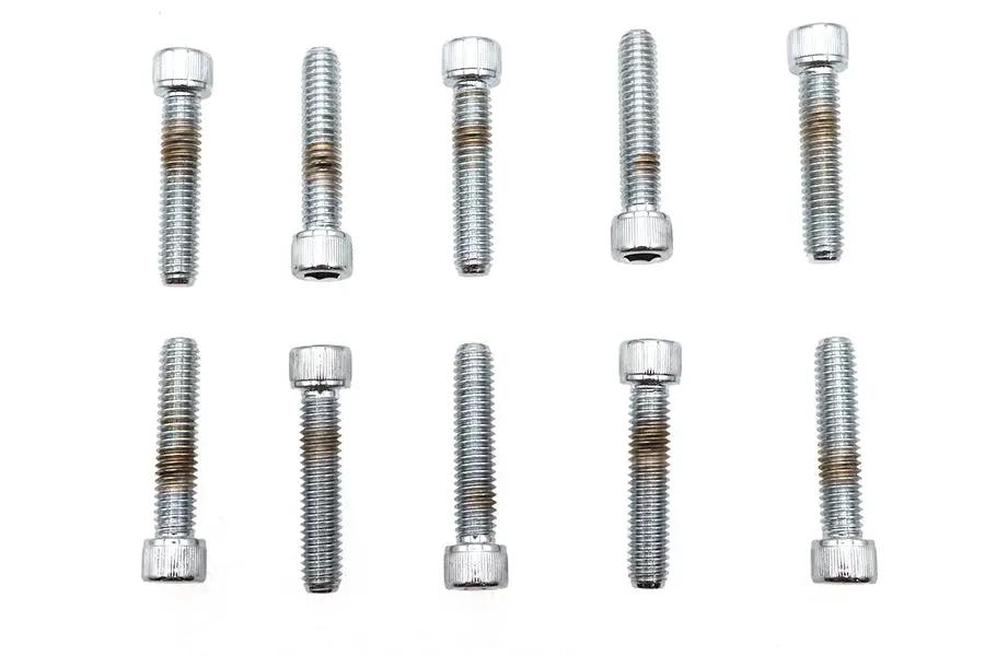 Colony SHC-971 Allen Socket Cap Bolt 5/16 inch x 1-1/2 inch with Knurled Chrome Finish by Colony